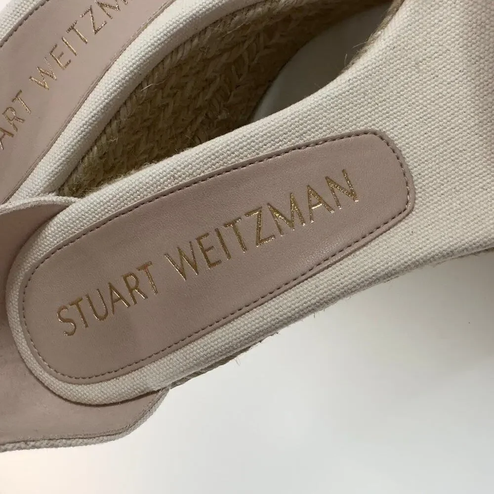 LNWB | Stuart Weitzman | Platform Sandals | Beige | Size 8.5 US